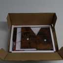 YINMIT Coffee Station Organizer for Countertop, Wood Coffee Bar Organizer with Removable Dividers for Pods, Syrup, Cups, Stirrer, Tea - Office Coffee Bar Accessories (1PC, Vintage Brown)