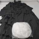 GRACEART Women Victorian Rococo Dress Gothic Ball Gown Costumes (Dress & Hoop Skirt) Black, XL