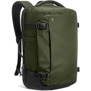 Tomtoc Travel Backpack 40L, TSA Friendly Flight Approved Carry-on Luggage Hand Water-resistant Lightweight Business Rucksack, Durable Large Weekender Bag Daypack Fits 17.3 Inch Laptop