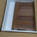 Nightstand, Boho Night Stand with 1 Drawer, Modern Side Accent Table with Open Shelf, Wooden Top Bedside End Table for Bedroom, Living Room, Walnut