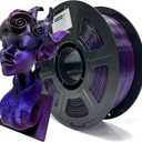Rainbow Filament,Multi Color,PLA ABS PETG,Net Weight 1kg(2.2lbs) Accuracy +/-0.05mm for ender3 Cr10 (PLA_Midnight_Shimmer_Purple)