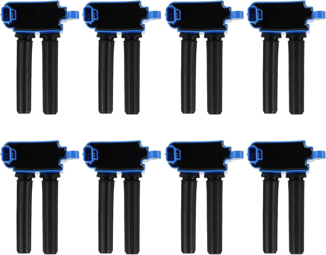 Ignition Coil Pack for 05-10 Chrysler 300, Aspen, Dodge Challenger, Charger, Durango, Magnum, Ram, Jeep Commander, Grand Cherokee, UF504 5C1569 GN10352 CUF504 C1648, 8PCS