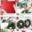 Zhengmy 30 Pcs 24 Inch Christmas Garland Ties with Tassels Decorative Twist Tie for Banister Reusable Flexible Twist Tie for Garland Fireplace Staircase Banister Home Xmas Holiday Decorations (Green)