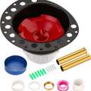 Freestanding Tub Drain Roughin Kit, Bathtub Drain Kit with PVC Plastic Adapter and Brass Tail Pipes, Compatible with Freestanding Bathtub, Floor Mounted Bathtub and Copper Bathtub