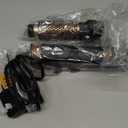 Round Hair Blow Dryer Brush - 1.2 Inch Ceramic Barrel Hair Dryer Brush for Short/Middle Hair, One Step Drying, Volumizing, Straightening and Styling, Negative Ionic Dryer Brush (Black-Golden, 1.2)