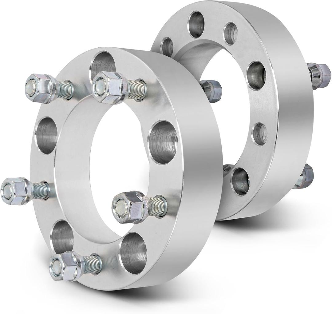 SCITOO 2Pcs 5x5.5 Wheel Spacers 1.5" Studs 1/2 Bore 108mm Fit for Jeep CJ5 CJ6 CJ7 Scrambler for Ford Bronco E-100 Econoline E-150 E-150 Econoline E-150 Econoline Club Wagon for F-100