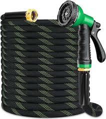 Garden Hose 150 ft, 2025 New No Kink Expandable Water Hose 150ft, 10 Function Nozzle, Leak-proof Solid Metal Fittings, 3750D Outer Fabric, Durable Collapsible Latex Core, Ultra Lightweight & Flexible