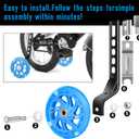 Bicycle Training Wheels for Kids Stronger Version Replacement Adjustable Bicycles Stabilizer for Children, Suitable for 12/14/ 16/18/ 20/ inch Children's Single Speed Bikes