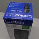 Lasko 12" Twist-Top 3-Speed Portable Tower Table Fan Widespread Oscillation for Bedroom, Office, Black, 4911