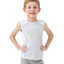 Dreammonkey 3T-9Y Toddlers Baseball Chest Protector Padded Compression Shirt Softball Lacrosse Rib Heart Sternum Guard
