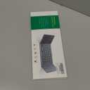 Samsers Foldable Bluetooth Keyboard with Touchpad, Portable Wireless Keyboard with Stand Holder, Rechargeable Full Size Ultra Slim Pocket Folding Keyboards for Android Windows IOS Tablet & LaptopGray