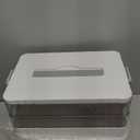 3-Tier Medicine Organizer - Portable Medicine Cabinet with Plastic Handle, Multipurpose Medical Box with Pill Box, Empty First Aid Kit for Home