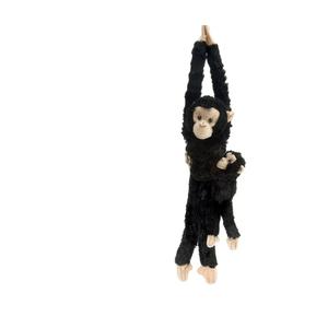 Wild Republic Chimpanzee w/baby plush, Monkey Stuffed Animal, Plush Toy, Gifts for Kids, Hanging 20 Inches