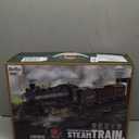 Train Set for Kids Remote Control Steam Locomotive Retro Train, with Railroad Carriages Long Tracks, BatteryPowered Model Train RC Toy Gift for Boys & Girls Ages 38