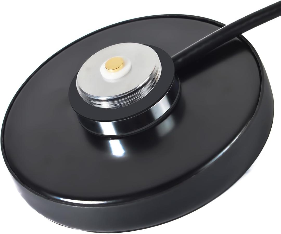 HYS TC-MB90 NMO Mount Magnetic Base for Car Bus Taxi Mobile Radio Antenna W/5M(16.4ft) RG58 Coaxial Cable PL-259 Plug