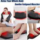 UFFAE Shiatsu Neck and Back Massager with Heat, Electric Deep Tissue Kneading Neck and Shoulder Massage, Best Gifts for Women Men Mom Dad Mothers Fathers Day Birthday Gift, Black Grey (NOT Cordless)