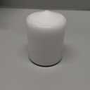 Candle Charisma White Pillar Candles Bulk Pack of 6  (3x4 Inch) Long-Lasting 70-Hour Burn, Dripless & Smokeless  Perfect for Hassle-Free Decor at Weddings, Fall Table Centerpieces & Special Events