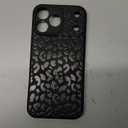 OOK Magnetic for iPhone 17 Pro Max Case, Silicone Black Leopard Cute Pattern, Compatible with MagSafe Cheetah Print Camera Protection Shockproof Slim Phone Case for 6.9inch, Black