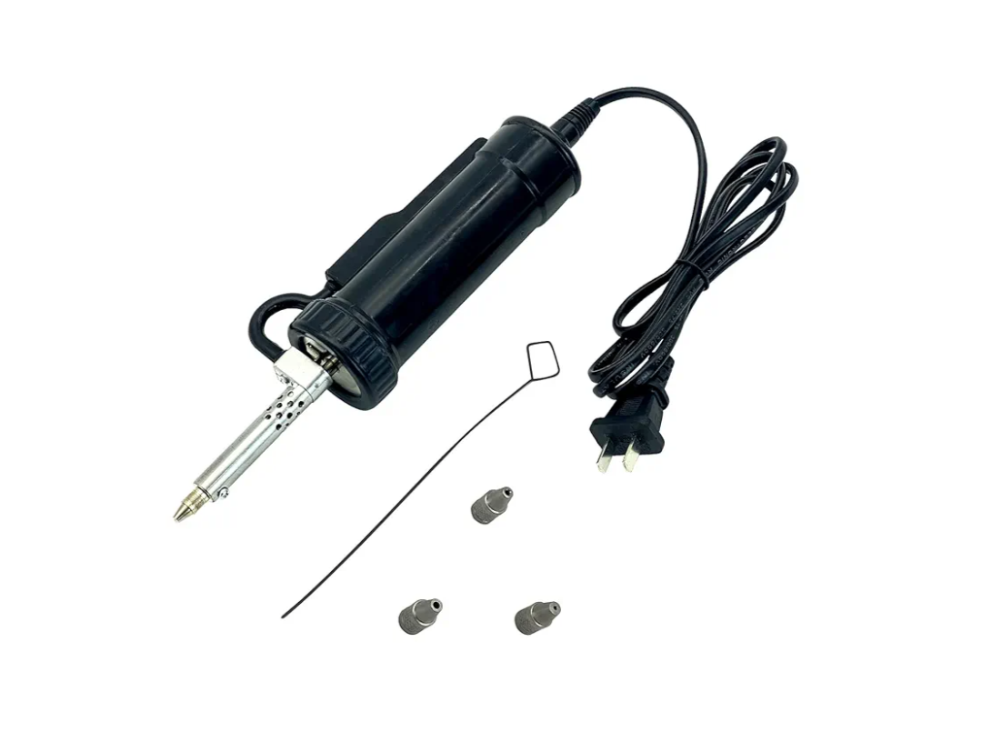 HighTop Automatic Desoldering Pump Vacuum Solder Sucker Tool Portable AC110V 30W Electric Desoldering Gun Repair Solder Removal Tool Solder Sucker Iron Tin for DIY with 3 Soldering Suction Tips