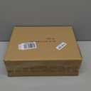 Set of 2 Shagreen Decorative Box, Modern Faux Leather Beige Decorative Storage Boxes with Lids and Metal Handles, Jewelry & Memory Box for Home, Office Decor (Beige+Gold Handles)