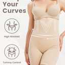 WyuuKi Shapewear Tummy Control for Women High Waisted Underwear Seamless Body Shaper Shorts Under Dress Thigh Slimmer Butt Lifter Beige (Beige)