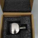 Wall Mounted Supply Elbow, Wall Elbow for Hand Shower, Solid Brass Round Wall Supply Elbow, Check Valve Included (Brushed Nickel)