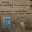 Delta Children - Disney Princess Sleep and Play Toddler Bed with Tent, Purple/Pink