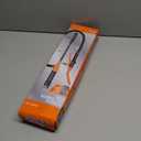 Portable Fuel Transfer Pump, 2.6GPM Battery Powered Fluid Siphon Pump with Adjustable Flow Nozzle - Universal for Gasoline, Diesel, Water Transfer, Battery Gas Pump for Mechanic,Home,Outdoor Use(Orange)