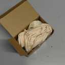 Roshtia 6 Pack Winter Christmas Linen Tissue Box Cover Holder 4.75x4.75x5.5in Square Winter Holiday Snow Xmas Tree Tissue Box Holder Cube Boho Xmas Gifts for Living Room Bathroom Farmhouse Accessories