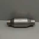 2.5 Inch Inlet/Outlet Universal High Flow Front Catalytic Converter Direct-Fit with O2 Port (EPA Compliant)
