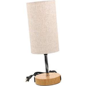 STOBOK Bedside Lamp with USB Port Touch Control Dimmable Table Lamp for Bedroom Compact Design with Shade for Nightstand and Spaces Modern Aesthetic Lighting