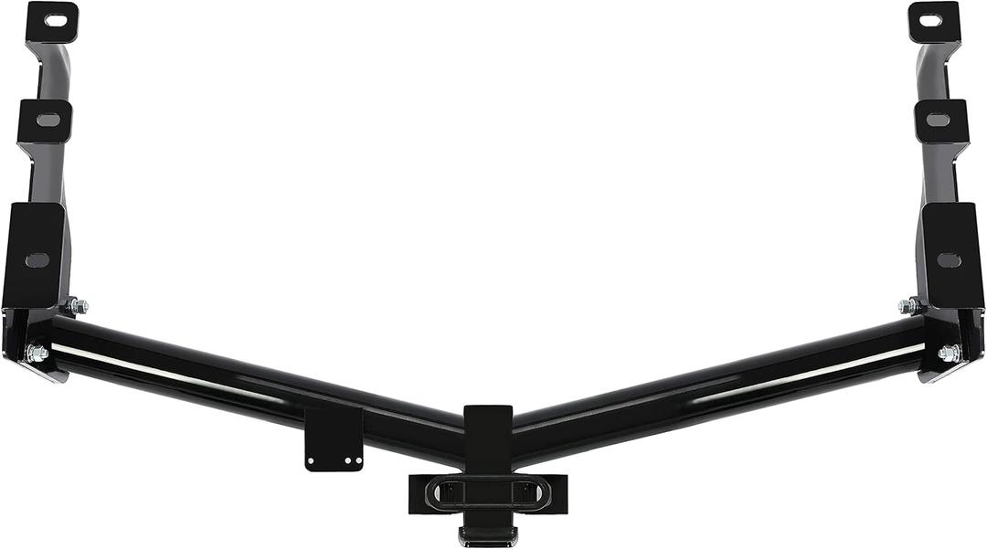 ALMULOO Class 3 Trailer Hitch Compatible with 1999-2013 Chevrolet Silverado GMC Sierra 1500 2" Receiver Black Steel Replacement for 44563
