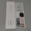 Smart Watch for Women, 1.85" AMOLED Always-On Display Screen Smartwatch for iPhone & Android, 3ATM Waterproof Fitness Tracker with Bluetooth Call, Heart Rate/Sleep/SpO2 Monitor, 100+ Sport Modes