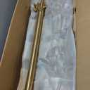 Moen Cia Brushed Gold One Handle Freestanding Floor Mount Tub Filler with Handshower, 615BG