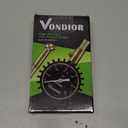 Vondior Tire Pressure Gauge with Tube (0-60 PSI), Air Pressure Gauge Certified ANSI Accurate with Large Easy to Read Glow Dial, Tire Pressure Gauge for Car Trucks Bicycle Tires