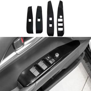 Kolya for 2018-2022 2023 2024 2025 Toyota Camry Accessories Door Window Switch Panel Cover Window Control Button Trim (Glossy Black)