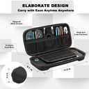 TONGLIYUAN Hard Shell Carrying Case for Nintendo Switch 2 (2025) - Large Capacity Nylon Travel Bag, Portable Storage Organizer
