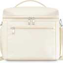 DALINDA Lunch Bag Cooler Bag Lunch Box for Women Men, Insulated Leak Proof Lunchbox Lightweight for Picnic,Grocery,Beach,Camping,Travel,Work (Small - 7L, Cream)