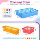 Mifoci 30 Pack Classroom Paper Tray, Plastic Turn in Trays for Classroom