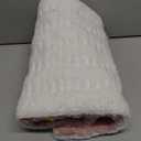 GOQO TOMO Heating Pad, 12 x 24 Inch, Pink Floral Pattern, Machine Washable, 8 Timer Settings, 12 Heat Levels, for Back Pain Relief-P01