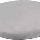 Sigmat 13In Round Stool Cushion Memory Foam Small Chair Cushion Grey