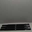 72 inch High Lift Mulching Blades Set for John Deere 2032R 2320 2520 2720 4115 4120 4210 with 72" Mower Decks AM102401 AM102402 AM30698 AM38314 M119975 M141786 M80783 M83363, Black
