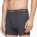 Calvin Klein Men's Cotton Classics 4-Pack Boxer Brief, Black, Grey, Navy, L