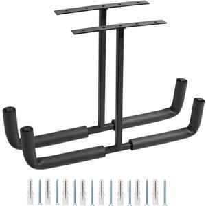 Heavy Duty Ceiling Garage Hooks, Overhead Garage Storage Rack, Wall Mounted Utility Hanger for Wood, Tools, Bicycle, Fishing Rod