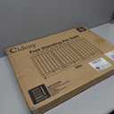 Cideny Free Standing Dog Gate Indoor, Foldable Dog Gate for Doorways Stairs Hallways, 3-Panel Freestanding Pet Gate with Support Feet for Stability, Folding Puppy Gate Easy to Move, Doggy Gate 54"x24"