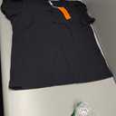 Women's Summer Tops Petal Short Sleeve V Neck Blouses Dressy Casual Fitted Cute Solid Shirts 2025 Size XL