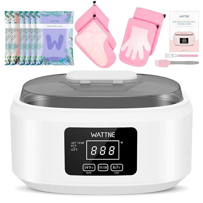 Paraffin Wax Machine for Hand and Feet，Touchscreen Paraffin Wax Warmer with 1.98lb Wax Moisturizing Paraffin Spa Wax Bath Kit, Large Capacity at Home for Smooth and Soft Skin