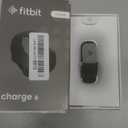 Fitbit Charge 6 Fitness Tracker with Google apps, Heart Rate on Exercise Equipment, 6-Months Premium Membership Included, GPS, Health Tools and More, Obsidian/Black, One Size (S & L Bands Included)