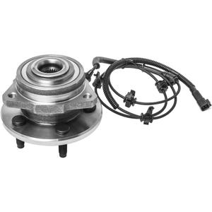 Front Left Wheel Hub and Bearing Assembly Driver Side Compatible With 2002-2007 Jeep Liberty (4-Wheel ABS Only) AUQDD 513176 [5 Lug Hub, W/ABS]