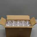 ANVAVO 100 Pieces 2.4 inch Christmas Clear Plastic Fillable Ball Ornaments DIY Craft Transparent Baubles Shatterproof Christmas Tree Hanging Ornaments for New Years Birthday Wedding Home Decor